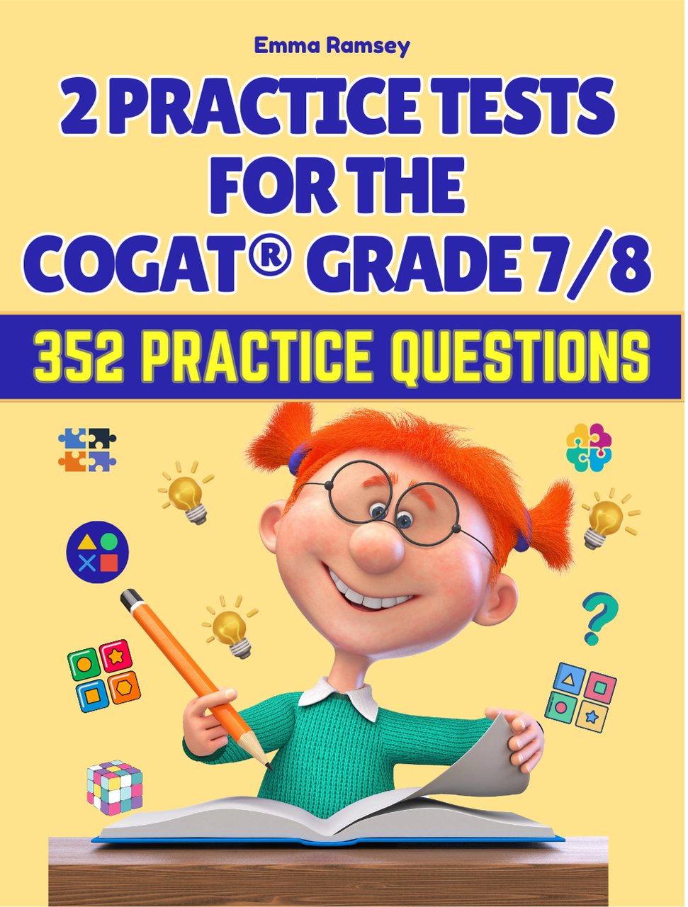 2 practice tests for the cogat grade 7/8